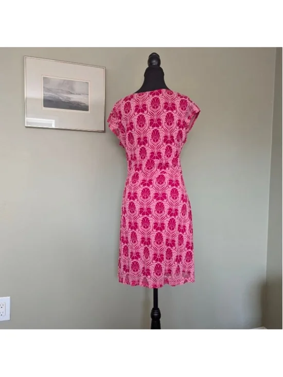 Merrell Flora Deco Cap-Sleeve Dress Fuschia M Activewear Athleisure - Picture 9 of 14